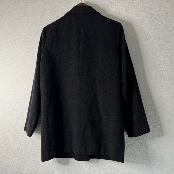 Vintage Amanda Smith Wool Cashmere Chore Jacket Size 14 Classic Vintage Academia - Picture 14 of 14